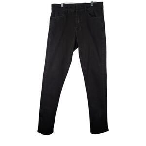 BLANK NYC Jeans Mens 31 x 32 WOOSTER Slim Fit Stretch Black w/ Wax Finish